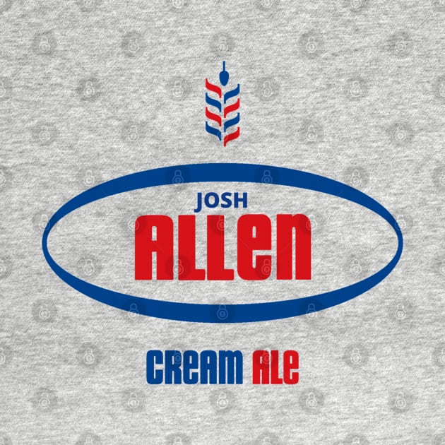 Josh Allen Cream Ale by Buffalo Tees